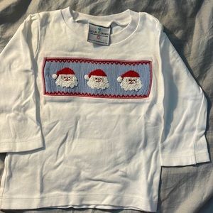 Santa Smock Long Sleeve Tee